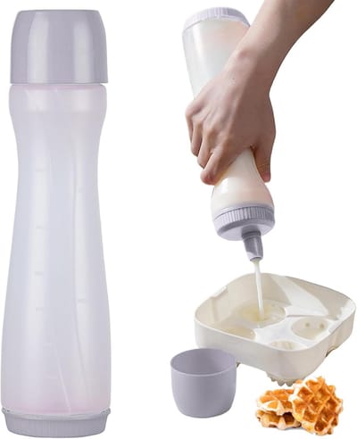 Pannenkoekenbeslagdispenser Knijpfles Voor Beslag Wafels En Donuts Voor Ontbijt En Keuken