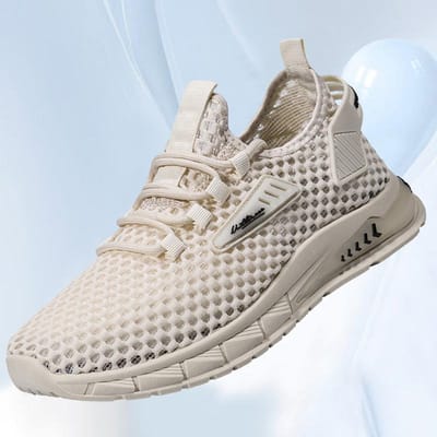 Schoenen Herenschoenen Lente en Zomer Mesh Heren Sneaker Ademend Mesh Sport Casual Schoenen Grote Maat Schoenen 48 gray