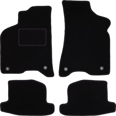 Zwarte veloursmatten voor: Seat Arosa hatchback (1997-2005)