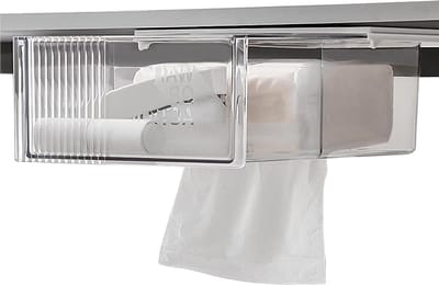 Bureaulade Organizer - Onderbouw Lade - Werkplek Organiseren - Stofdicht Ontwerp - 20.5B x 9.9H cm - Transparant