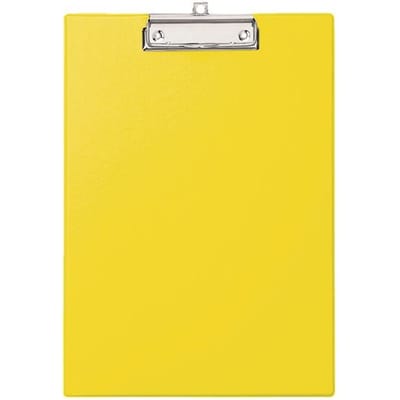 MAUL klembord - met PVC folie - A4 - met ophangoog - geel