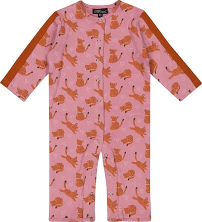 4PRESIDENT Romper - Leopard AOP - Maat 50 - Rompertjes baby