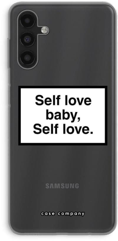 Case Company® - Hoesje geschikt voor Samsung Galaxy A13 5G hoesje - Self love - Soft Cover Telefoonhoesje - Bescherming aan alle Kanten en Schermrand