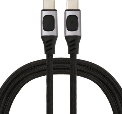 USB-C naar USB-C oplader kabel - 100W 5A snel laden adapter - 1 Meter - snellader - geschikt voor o.a. Telefoon en Laptop - zwart