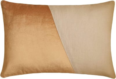 Decoratief Kussenhoes - Lendenkussenhoes Fluweel - Woonkamer Decoratie - Handgemaakt Uniek Design - 30x60 cm - Beige