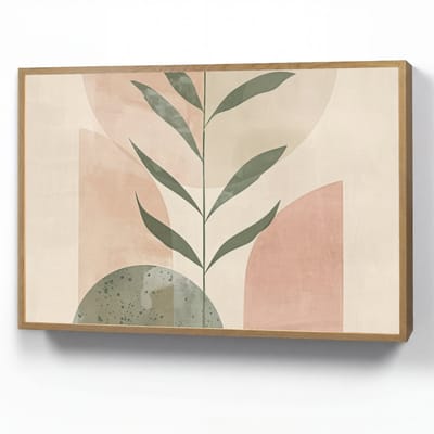 Wandlamp 90x60 cm - Oplaadbaar - Modern - Roze - Groen - Natuur - Aesthetic - Wandlampen binnen woonkamer - Slaapkamer lamp - Decoratieve nachtlamp - Vloerlamp draadloos