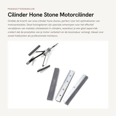 Dailygoods - Cilinder Hone Stone - Motorcilinder honingsteen - Efficiënte werking - 3 stuks 3 inch - Verbeter motorprestaties - Geschikt voor automoti...
