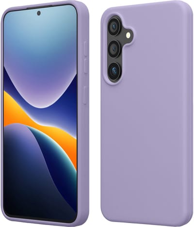 kwmobile telefoonhoesje geschikt voor Samsung Galaxy S25 Plus - Hoesje met siliconen coating - Smartphone case in lavendel