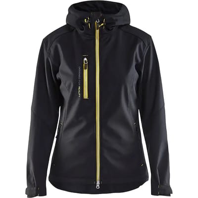 Blaklader Dames softshell jack 4919-2517 - Vrouwen - Zwart/Geel - L