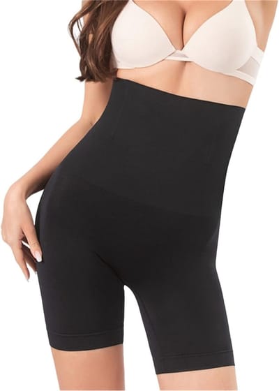 Jumada's - Corrigerend ondergoed - Shapewear - Voor billen, buik en dijen - Hoog getailleerd - Zwart - Maat XXXXL