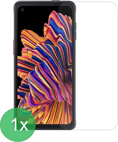 Glasplaatje Geschikt voor: Samsung Galaxy Xcover Pro Screenprotector 1x - screen protector - glas - bescherm - beschermglas - ZT Accessoires