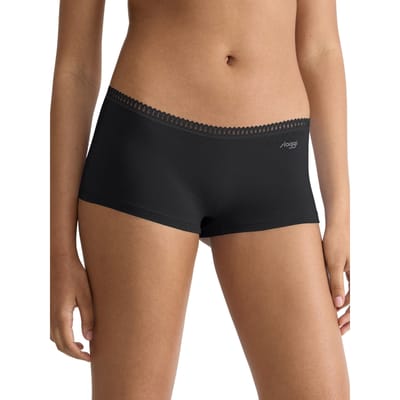 Sloggi Women GO Crush Short (3-pack) - dames boxer - zwart