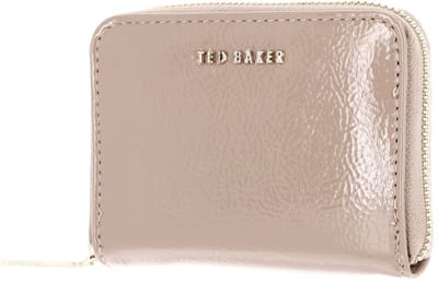 Ted Baker portemonnee Crinnie Crinkle Icon Small Zip Around Purse Stone Taupe
