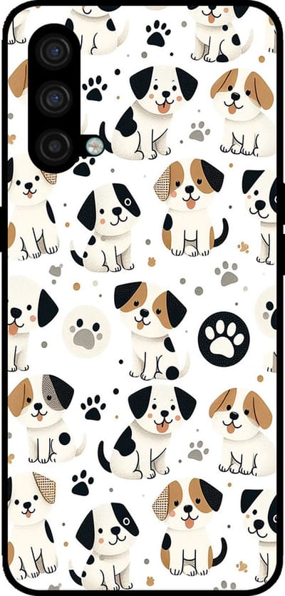 Smartphonica Telefoonhoesje Geschikt voor OnePlus Nord CE met honden opdruk - TPU backcover case dog design geschikt voor OnePlus Nord CE