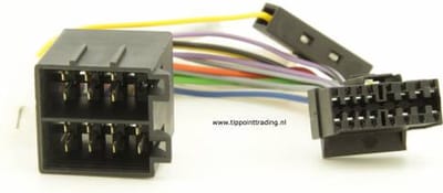 Radio Aansluitkabel - Pioneer ISO kabel - Diverse Pioneer Autoradio's