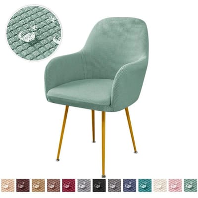 Polarfleece Fauteuilhoes Hoge Schuine Stoelhoezen Aankleden Eetkamer Kantoor Stoelzithoezen voor Woonkamer Keuken el 1pc Chair cover
