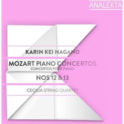 Karin Kei Nagano & Cecilia String Quartet - K.414 No.12 & K.415 No.13: Concertos For Piano (CD)