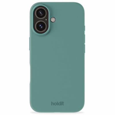 Holdit Silicone Case geschikt voor Apple iPhone 16 - Moss Green