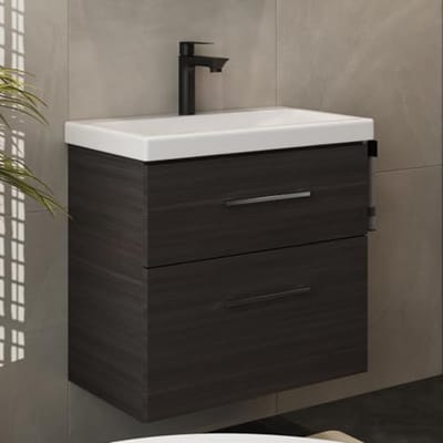 Moderne Badkamermeubel Set met Wastafel 63 x 60 x 36.5 cm - Stijlvolle Oplossing voor Badkamer en Gasten Toilet