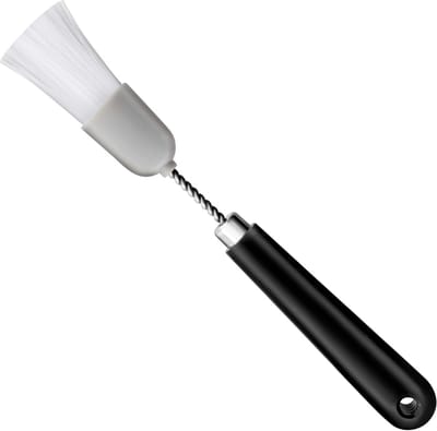 Déglon Bakkwast met synthetische haren – ergonomisch polypropyleen handvat – vaatwasmachinebestendig – zwart – 21 cm
