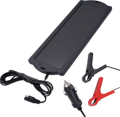 Cartrend Druppellader op zonne-energie 1,5 W voor 12V accu