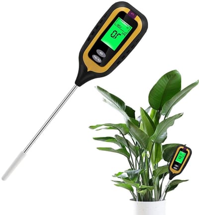 Plantenbodem Vochtmeter - Vochttester Bodem - Planten Gezond Houden - 4-in-1 Meting - 317 cm - Enkele attribuut