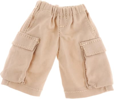 Poppenkleding Outfit - Actiefiguur Kostuum - Figuren Aankleden - Stijlvolle Cargobroek - 1/12 Schaal