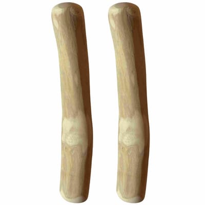 Boris & Lotje Koffieboom Kauwwortel Hond S (13–15 cm) - 2 Stuks - Hondensnack - Kauwstaaf - Harde Kauwsnack - Hypoallergeen - Coffee Wood