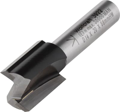 wolfcraft - Groeffrees 12mm - Frees - 3922000
