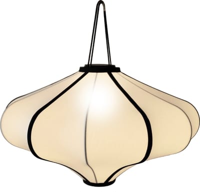 Lampenkap 60cm-Lantaarn-Elastische Stof-Crème 'Lumi'