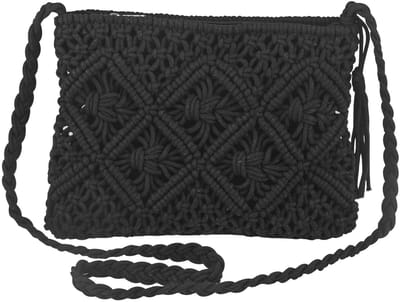 Dailygoody - Dames Crossbody Bag - Handgemaakt - Woven Zipper Tote - Ideaal voor dagelijks gebruik - Ruime opbergruimte - Trendy design - Geschikt voo