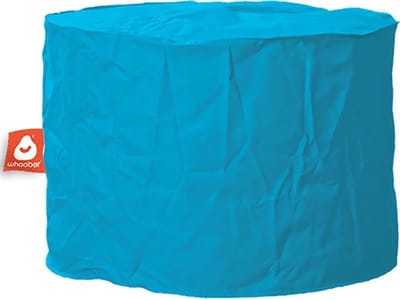 Whoober zitzak poef Rhodos outdoor turquoise - Wasbaar - Voor binnen en buiten