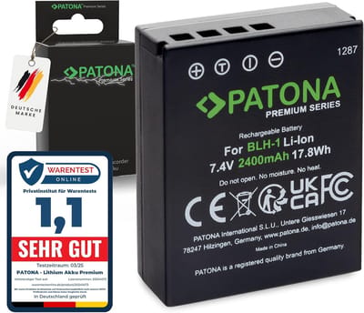 Camera Accu - Reservebatterij - Fotograferen - Hoge Capaciteit - 2400 mAh - Zwart