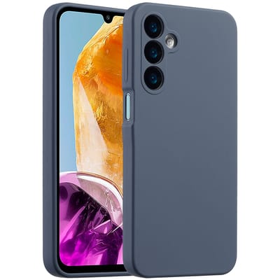 Accezz Hoesje - Geschikt voor Samsung Galaxy A16 (4G) / A16 (5G) - Liquid Silicone Backcover - Donkerblauw