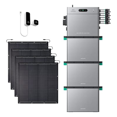 Zendure SolarFlow 2400 Pro - SolarFlow 2400 Pro & Slimme Meter P1 / 3*AB3000L (8.64 kWh) / 4*230W Flexible Solar Panel (920Wp)