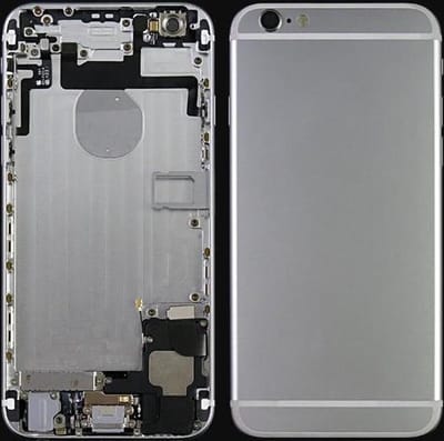 Complete behuizing voor iPhone 6 - zilver