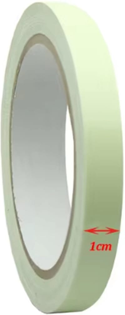 Ulanax® | Glow In The Dark Tape - Lichtgevende Tape - Reflecterende Plakband - 10 Meter Wit / Groen |