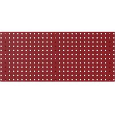 Bodemperforatiepaneel Perfo 1050, gatgrootte 9,2 x 9,2 mm, B 1050 x D 13 x H 457 mm, plaatstaal met poedercoating, paars RAL 3004