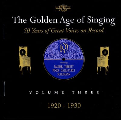 Various Artists - The Golden Age Of Singing Volume 3, 1920-1930 (2 CD)