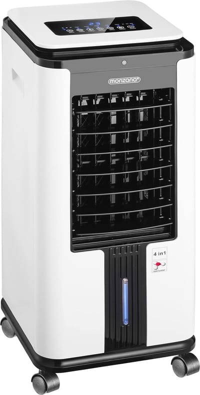Aircooler 4in1 met Afstandsbediening en 7L Watertank - Luchtbevochtiger en Ventilator
