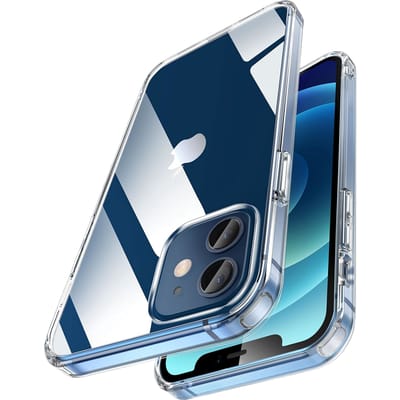 IPhone 12/12 Pro Anti-Shock Back Cover Transparante hoes iPhone 12 siliconen achterkant telefoonhoesje, camerabescherming, TPU-hoesje, Apple accessoires Magsafe-hoesje