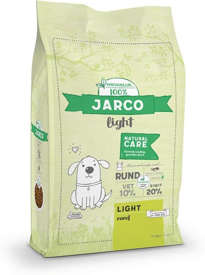 Jarco Dog Natural Light - Hondenvoer - Rund 12.5 kg