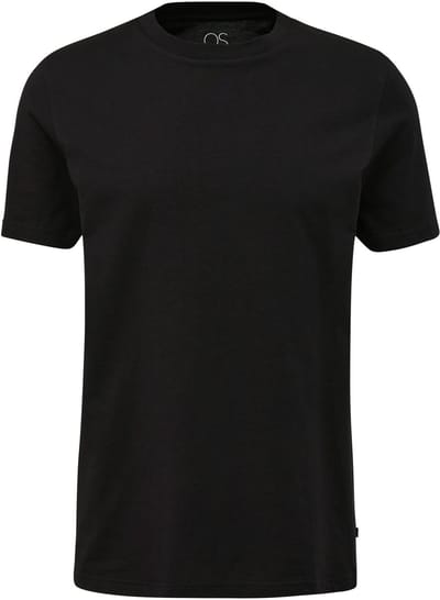 Q/S designed by - T-shirt - Maat S - Mannen - ZWART - katoen