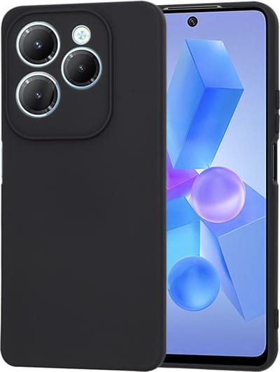 Hoesje geschikt voor Infinix Hot 40 Pro - Techsuit Soft Flex Silicone Back Cover - Black