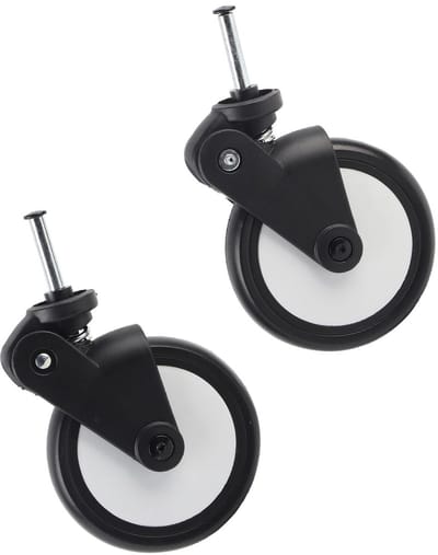 Dailygoods- Kinderwagenwielen Vervangingsset - 360 Graden Draaibaar - Slijtvast Rubber - Decoratief Effect - Duurzaam Gebruik - Hoge Hardheid - Wielen