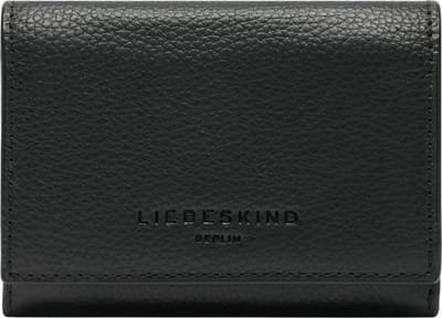 LIEBESKIND BERLIN Leren Portemonnee Hilla Small Pebble Louisa Wallet Black Zwart
