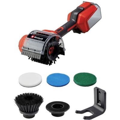 Einhell Accu Oppervlaktereiniger PICOBELLA 18/90 Li Solo - Power X-Change - 18 V/Li-ion - Werkbreedte: 50 - 90 mm - Incl. 5 verschillende borstels/pads - Excl. Accu en lader