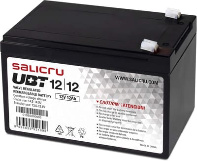 Reserve Batterij - Accu Energieopslag - Noodstroom Toepassingen - AGM Technologie - 12Ah 12V - Meerkleurig