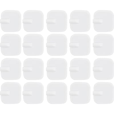 20 stuks zak 4 x 4 cm zelfklevende TENS elektrode pads voor TENS stimulator fysiotherapie machine white