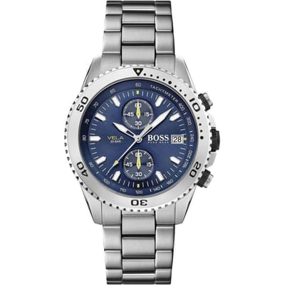 BOSS HB1513775 AERO - Polshorloge -  Staal - Zilverkleurig - Ø  44 mm